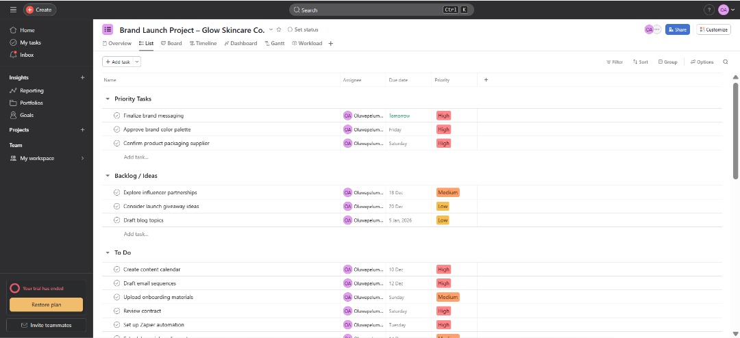 CRM & Client Operations